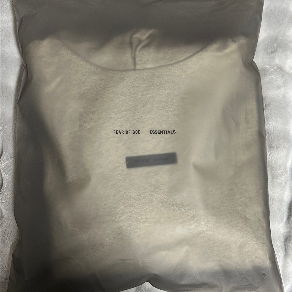 Fear of God ESSENTIALS Heather Stone Hoodie Classic Fit FW25 Extra Large - Picture 8 of 8